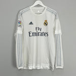 Shop 2015/16 REAL MADRID RONALDO #7 L/S HOME SHIRT (M) ADIDAS, classic football shirts, vintage football shirts & retro soccer jerseys at Cult Kits