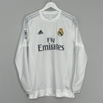 Shop 2015/16 REAL MADRID RONALDO #7 L/S HOME SHIRT (M) ADIDAS, classic football shirts, vintage football shirts & retro soccer jerseys at Cult Kits