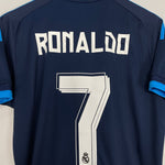 Shop 2015/16 REAL MADRID RONALDO #7 THIRD SHIRT (M) ADIDAS, classic football shirts, vintage football shirts & retro soccer jerseys at Cult Kits