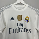 Shop 2015/16 REAL MADRID ZIDANE #5 C/L HOME SHIRT (S) ADIDAS, classic football shirts, vintage football shirts & retro soccer jerseys at Cult Kits