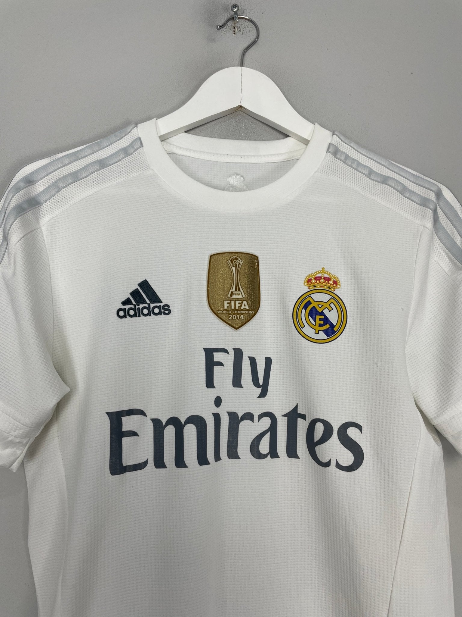 Shop 2015/16 REAL MADRID ZIDANE #5 C/L HOME SHIRT (S) ADIDAS, classic football shirts, vintage football shirts & retro soccer jerseys at Cult Kits