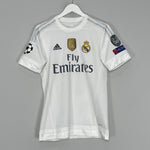 Shop 2015/16 REAL MADRID ZIDANE #5 C/L HOME SHIRT (S) ADIDAS, classic football shirts, vintage football shirts & retro soccer jerseys at Cult Kits