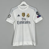 Shop 2015/16 REAL MADRID ZIDANE #5 C/L HOME SHIRT (S) ADIDAS, classic football shirts, vintage football shirts & retro soccer jerseys at Cult Kits