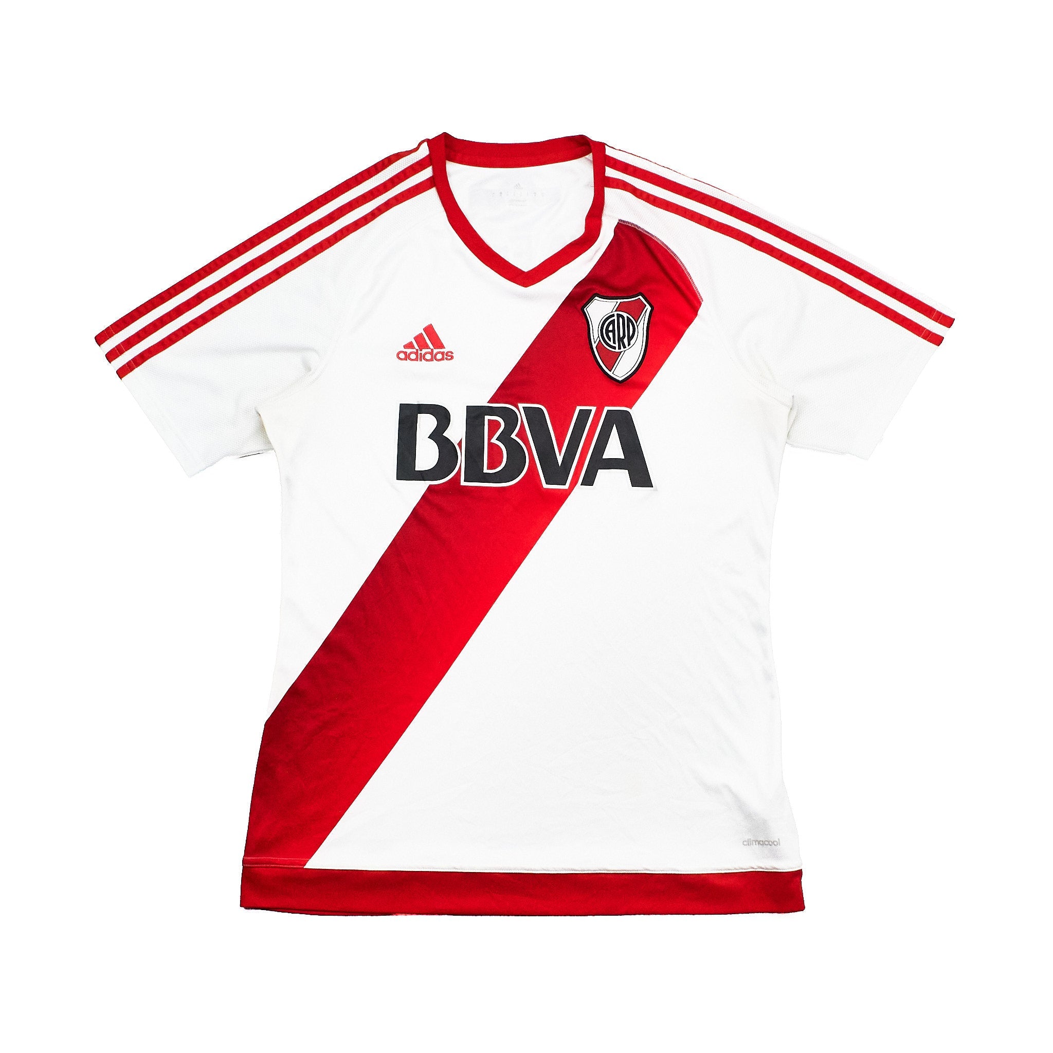 Buy 2015/16 River Plate Home Shirt (M) Adidas ~ Free worldwide shipping ~ Authentic Vintage Football Shirts from Cult Kits