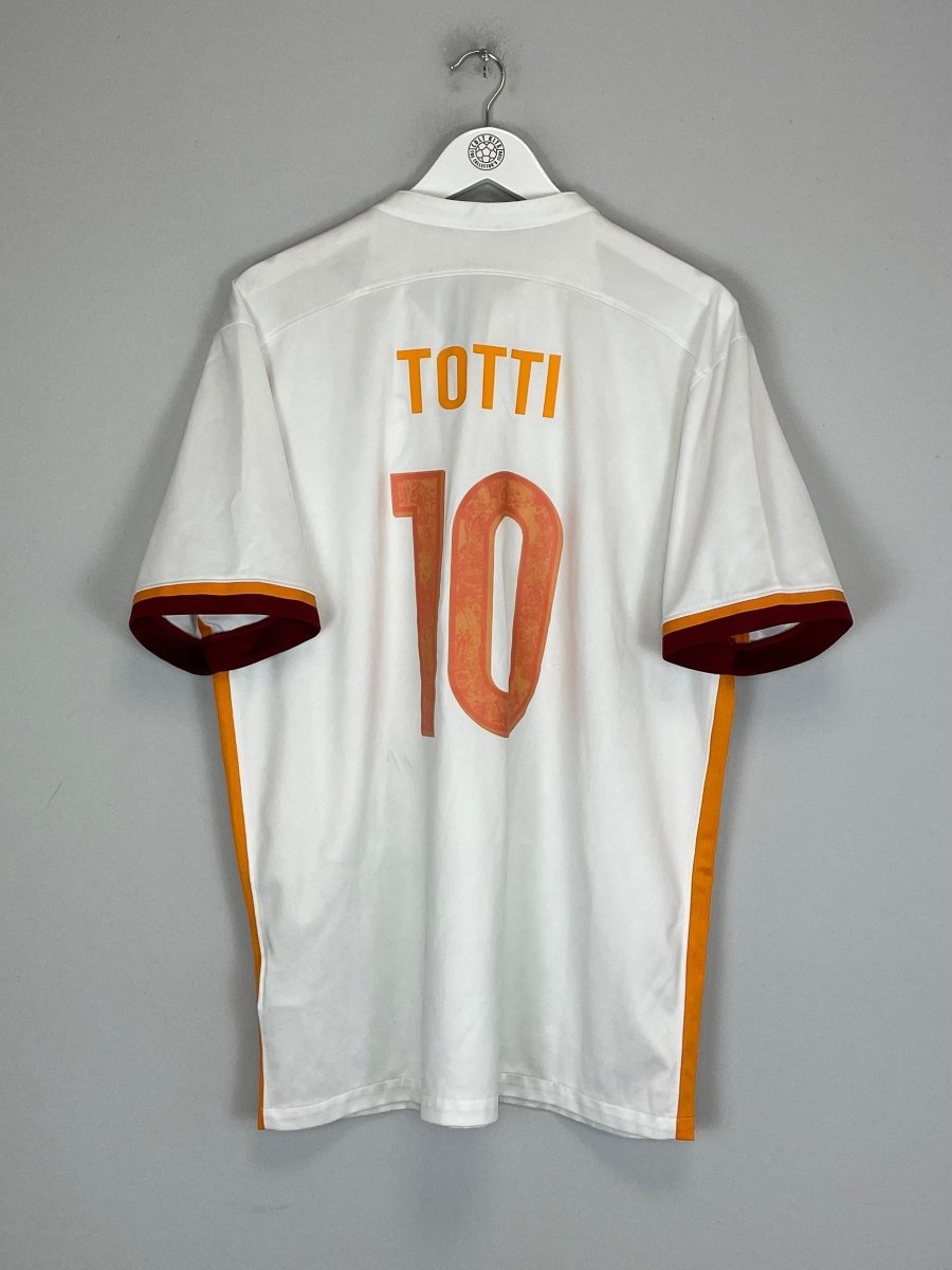2015/16 ROMA TOTTI 10 AWAY SHIRT (XL) NIKE - Cult Kits - XL - Buy Vintage Football Shirts, Authentic Retro Football Shirts For Sale, Classic Football Shirts & Soccer Jersey