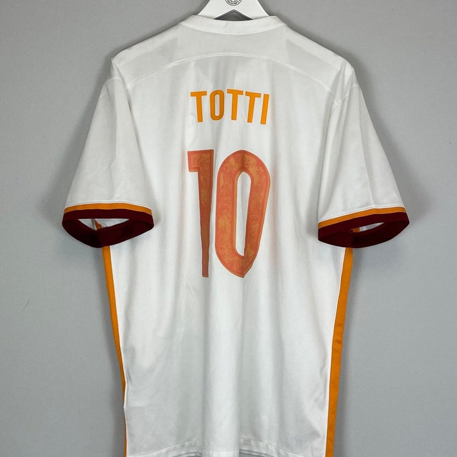 2015/16 ROMA TOTTI 10 AWAY SHIRT (XL) NIKE - Cult Kits - XL - Buy Vintage Football Shirts, Authentic Retro Football Shirts For Sale, Classic Football Shirts & Soccer Jersey