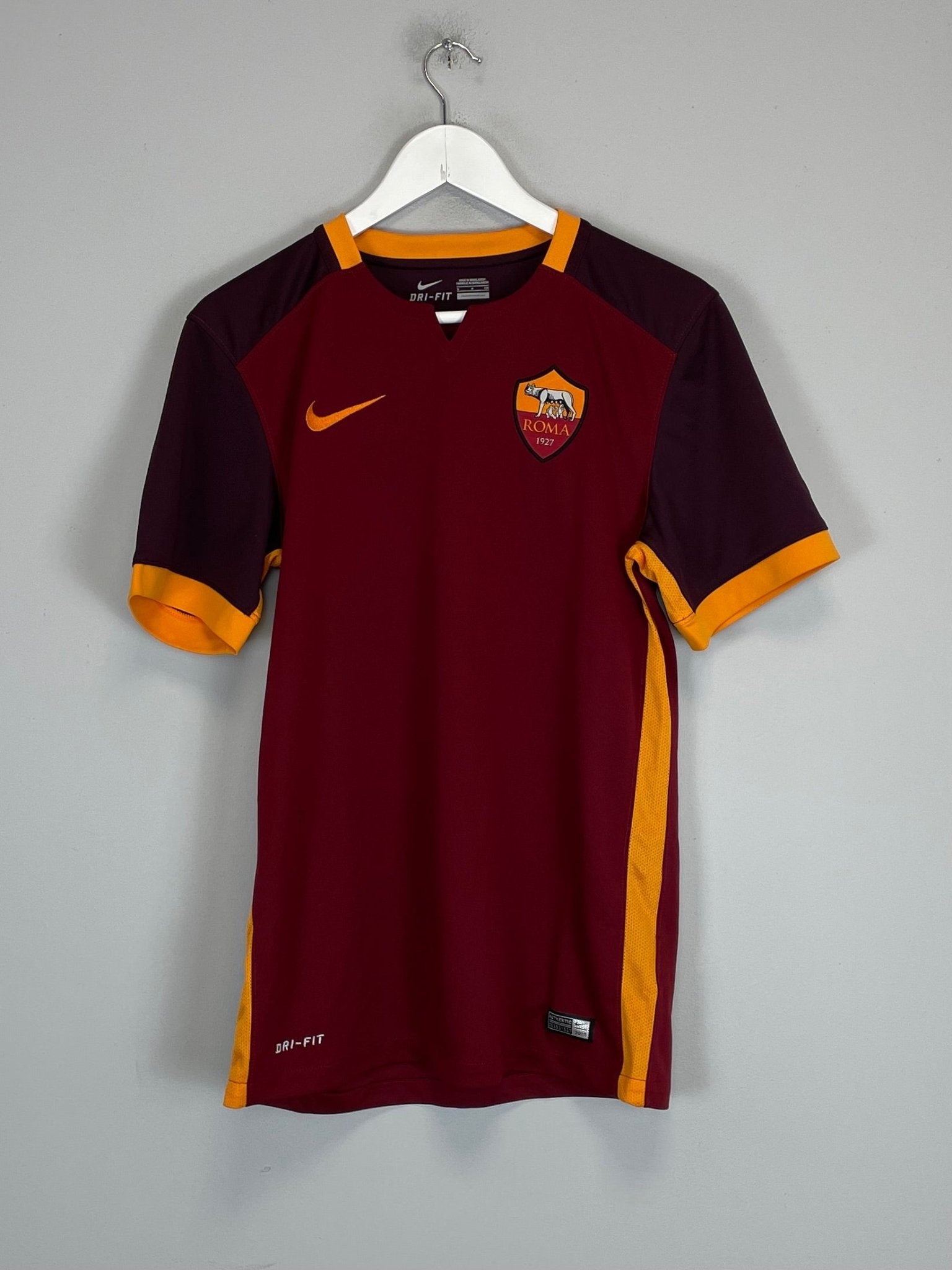 Shop 2015/16 ROMA TOTTI #10 HOME SHIRT (S) NIKE, classic football shirts, vintage football shirts & retro soccer jerseys at Cult Kits