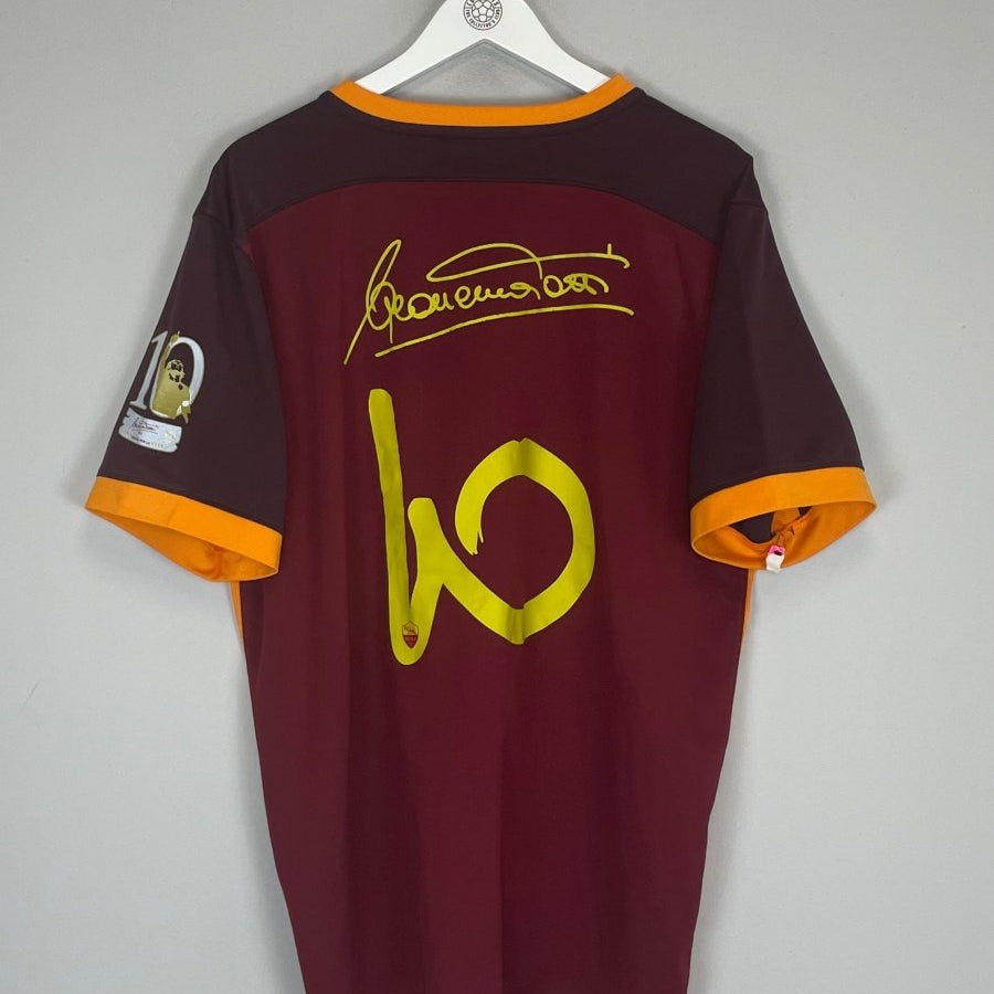 2015/16 ROMA TOTTI 10 HOME SHIRT (XL) NIKE - Cult Kits - XL - Buy Vintage Football Shirts, Authentic Retro Football Shirts For Sale, Classic Football Shirts & Soccer Jersey