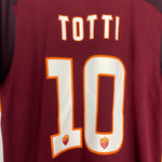 Shop 2015/16 ROMA TOTTI #10 HOME SHIRT (XL) NIKE, classic football shirts, vintage football shirts & retro soccer jerseys at Cult Kits