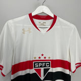 Shop 2015/16 SAO PAULO HOME SHIRT (M) UNDER ARMOUR, classic football shirts, vintage football shirts & retro soccer jerseys at Cult Kits