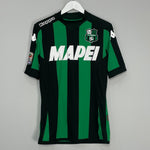 Shop 2015/16 SASSUOLO POLITANO #16 *PLAYER ISSUE* HOME SHIRT (M) KAPPA, classic football shirts, vintage football shirts & retro soccer jerseys at Cult Kits