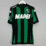 Shop 2015/16 SASSUOLO POLITANO #16 *PLAYER ISSUE* HOME SHIRT (M) KAPPA, classic football shirts, vintage football shirts & retro soccer jerseys at Cult Kits