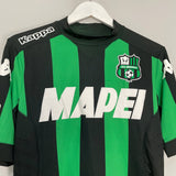 Shop 2015/16 SASSUOLO POLITANO #16 *PLAYER ISSUE* HOME SHIRT (M) KAPPA, classic football shirts, vintage football shirts & retro soccer jerseys at Cult Kits