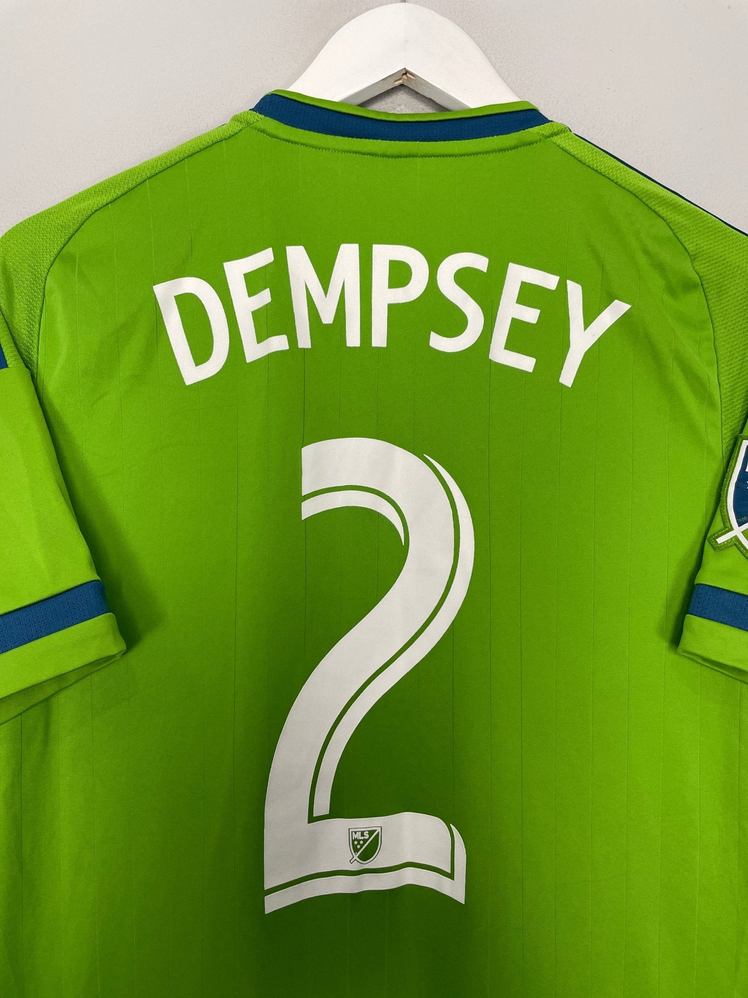 Shop 2015/16 SEATTLE SOUNDERS DEMPSEY #2 HOME SHIRT (M) ADIDAS, classic football shirts, vintage football shirts & retro soccer jerseys at Cult Kits