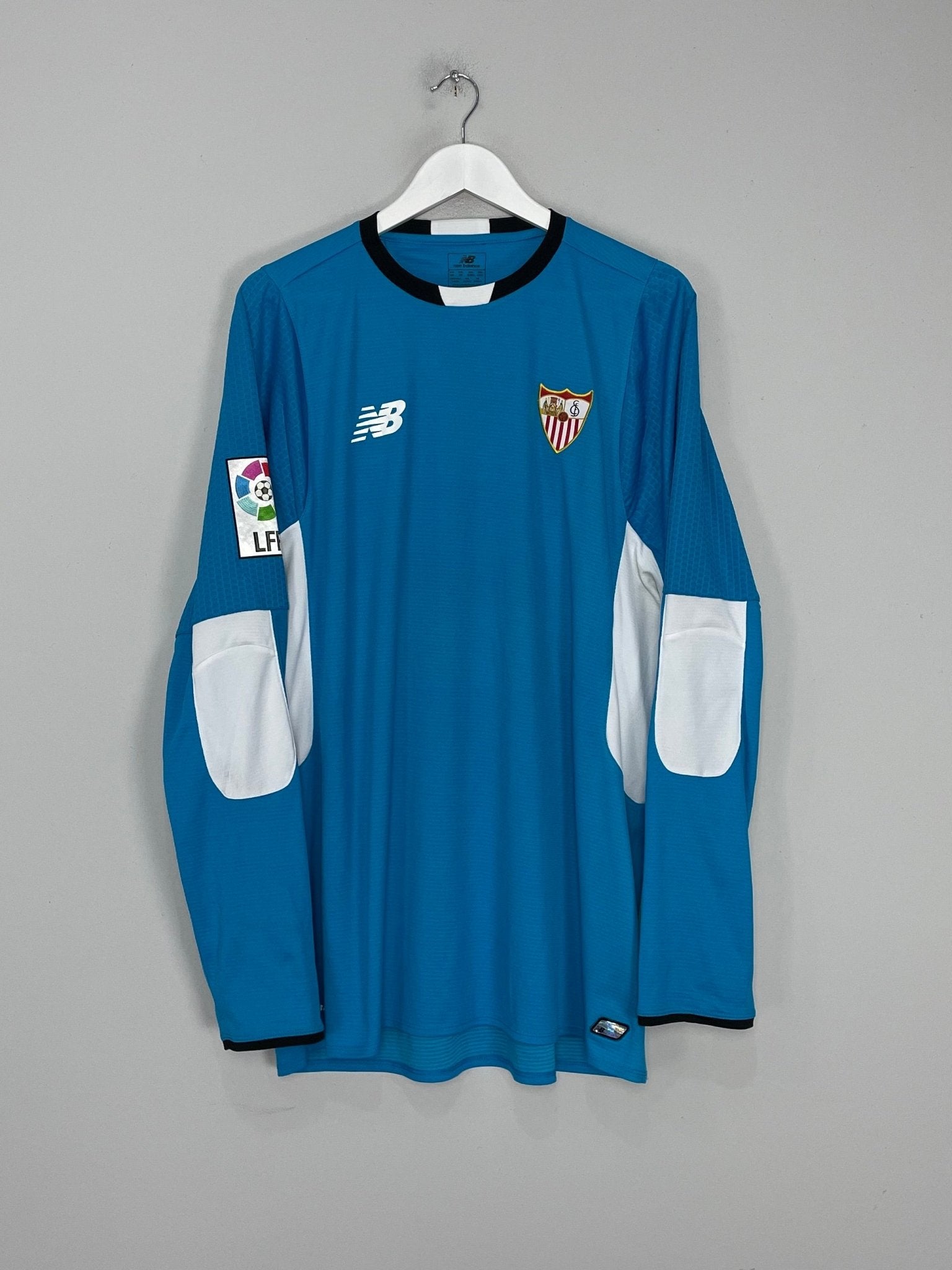Shop 2015/16 SEVILLA #1 GK SHIRT (XXL) NEW BALANCE, classic football shirts, vintage football shirts & retro soccer jerseys at Cult Kits