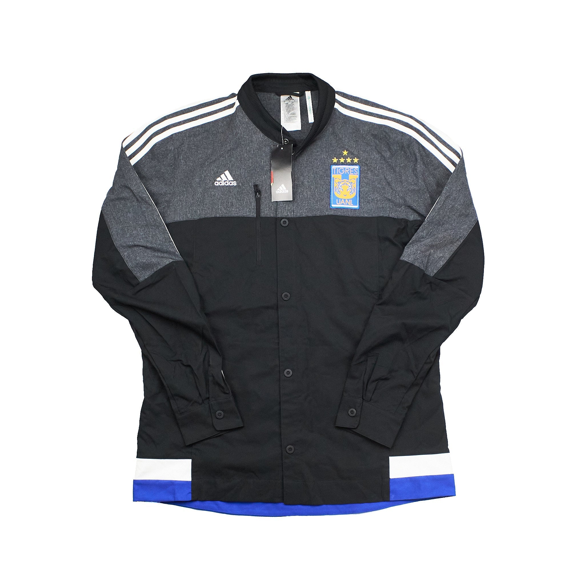 Buy 2015/16 Tigres UANL *BNWT* Anthem Jacket (L) Adidas ~ Free worldwide shipping ~ Authentic Vintage Football Shirts from Cult Kits