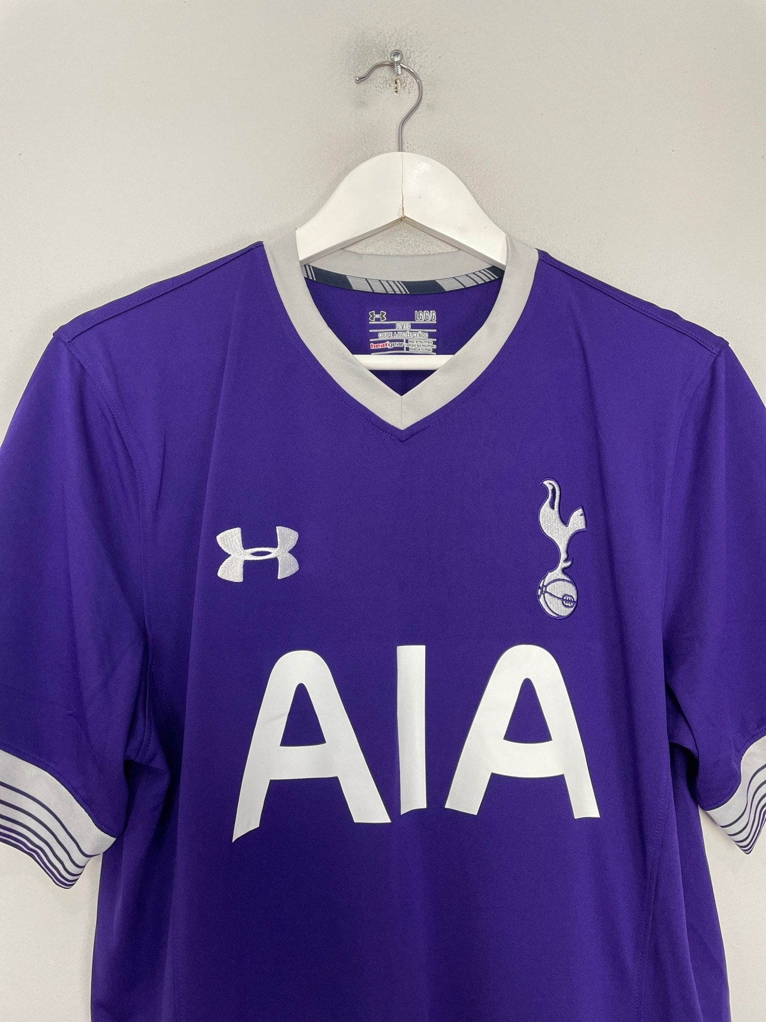 Shop 2015/16 TOTTENHAM ERIKSEN #23 THIRD SHIRT (L) UNDER ARMOUR, classic football shirts, vintage football shirts & retro soccer jerseys at Cult Kits