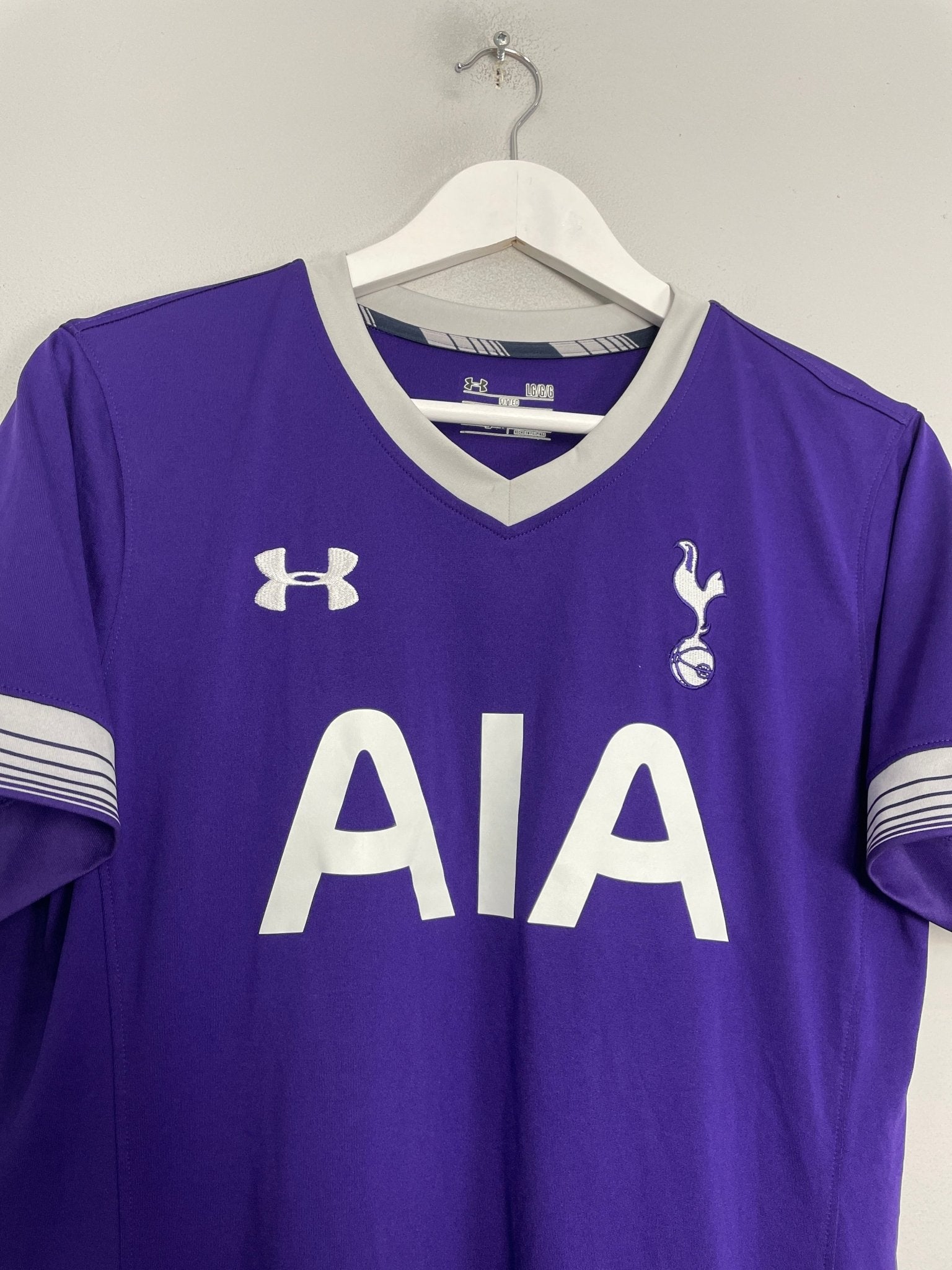 Shop 2015/16 TOTTENHAM KANE #10 THIRD SHIRT (L) UNDER ARMOUR, classic football shirts, vintage football shirts & retro soccer jerseys at Cult Kits