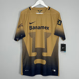 Shop 2015/16 UNAM PUMAS *BNWT* HOME SHIRT (L) NIKE, classic football shirts, vintage football shirts & retro soccer jerseys at Cult Kits