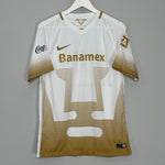 Shop 2015/16 UNAM PUMAS HACHITA #10 HOME SHIRT (M) NIKE, classic football shirts, vintage football shirts & retro soccer jerseys at Cult Kits