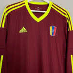 Shop 2015/16 VENEZUELA L/S HOME SHIRT (XL) ADIDAS, classic football shirts, vintage football shirts & retro soccer jerseys at Cult Kits