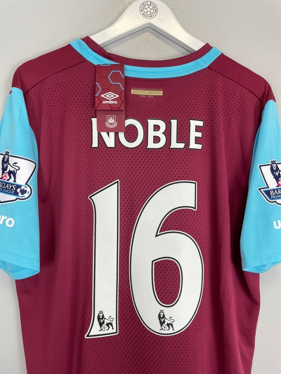 2015/16 WEST HAM NOBLE 16 'BOLEYN GROUND' *BNWT* HOME SHIRT (XL) UMBRO - Cult Kits - XL - Buy Vintage Football Shirts, Authentic Retro Football Shirts For Sale, Classic Football Shirts & Soccer Jersey