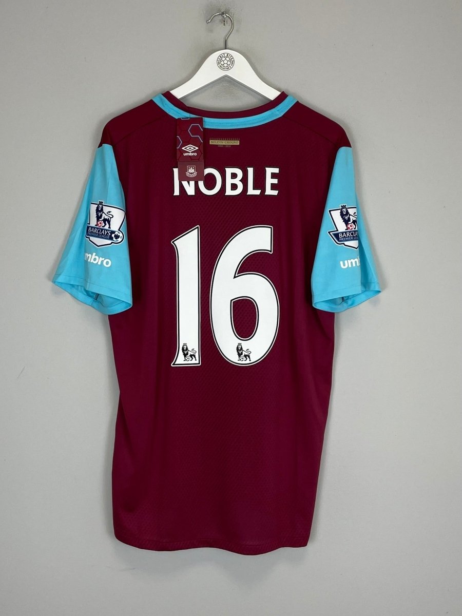 2015/16 WEST HAM NOBLE 16 'BOLEYN GROUND' *BNWT* HOME SHIRT (XL) UMBRO - Cult Kits - XL - Buy Vintage Football Shirts, Authentic Retro Football Shirts For Sale, Classic Football Shirts & Soccer Jersey