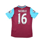 Buy 2015/16 West Ham Noble 16 *Match Issue + Signed* Home Shirt (S) Umbro ~ Free worldwide shipping ~ Authentic Vintage Football Shirts from Cult Kits