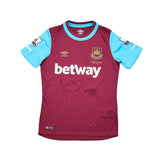 Buy 2015/16 West Ham Noble 16 *Match Issue + Signed* Home Shirt (S) Umbro ~ Free worldwide shipping ~ Authentic Vintage Football Shirts from Cult Kits