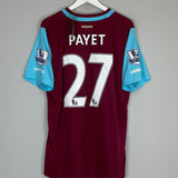 2015/16 WEST HAM PAYET 27 *BNWT* HOME SHIRT (XL) UMBRO - Cult Kits - XL - Buy Vintage Football Shirts, Authentic Retro Football Shirts For Sale, Classic Football Shirts & Soccer Jersey