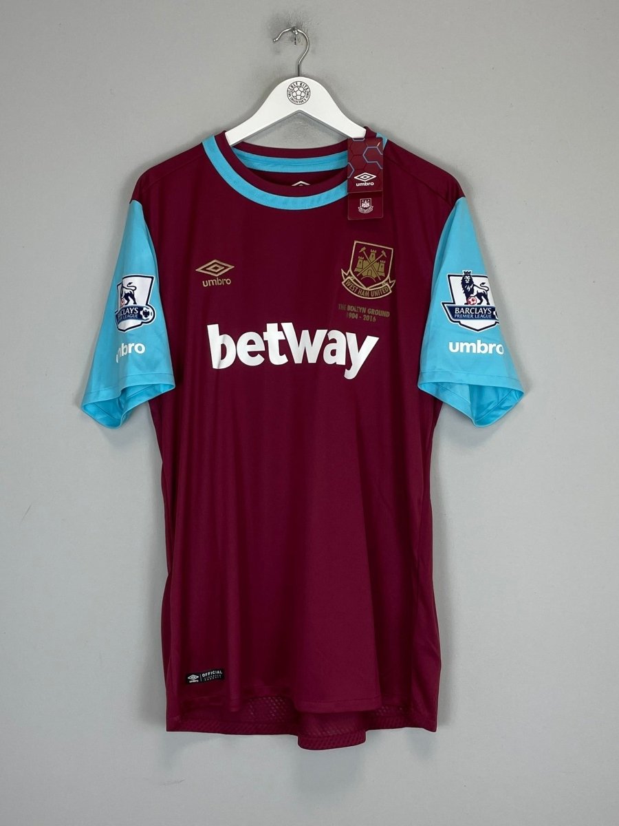 2015/16 WEST HAM PAYET 27 *BNWT* HOME SHIRT (XL) UMBRO - Cult Kits - XL - Buy Vintage Football Shirts, Authentic Retro Football Shirts For Sale, Classic Football Shirts & Soccer Jersey