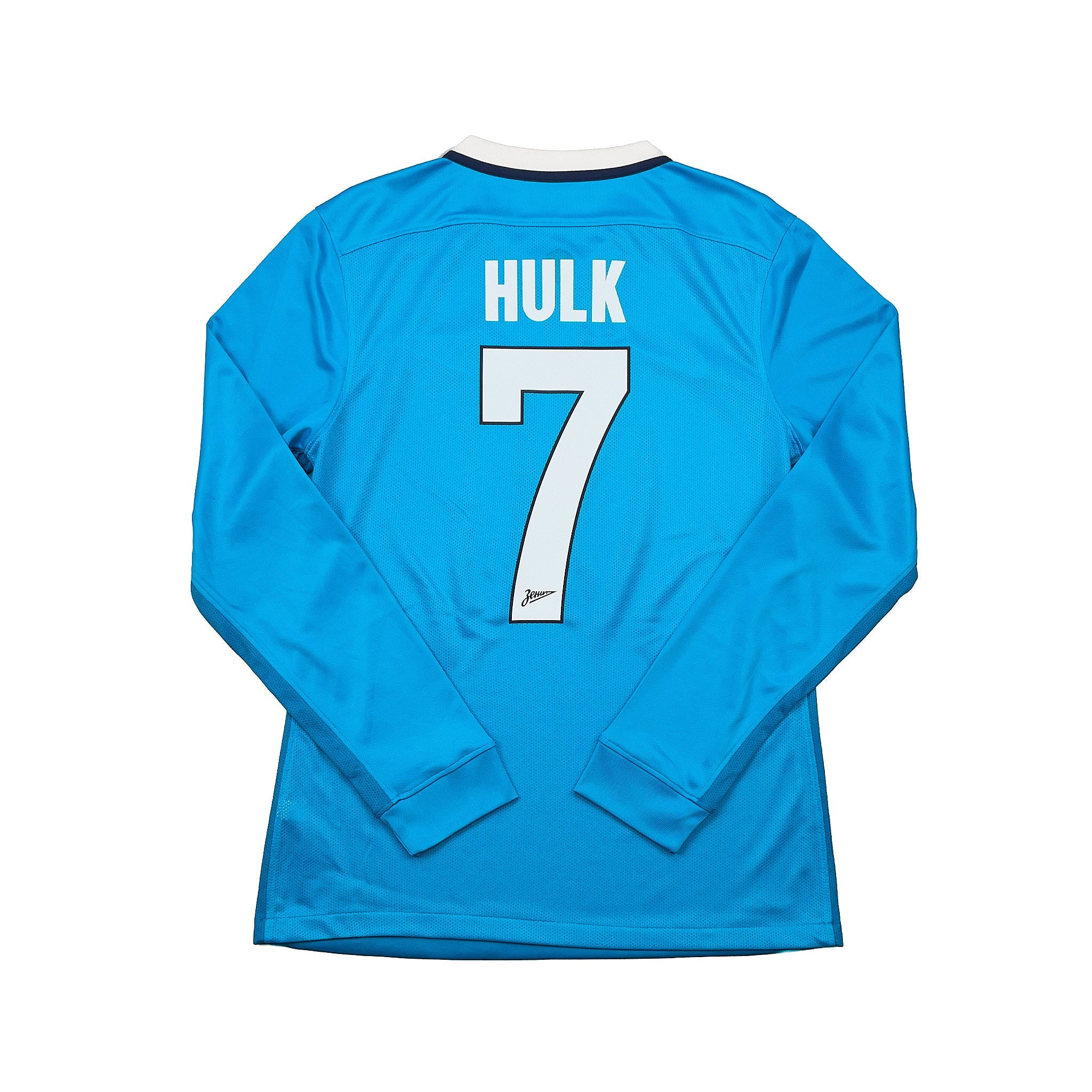Buy 2015/16 Zenit St Petersburg Hulk 7 L/S *Authentic* Home Shirt (M) Nike ~ Free worldwide shipping available ~ Authentic Vintage Football Shirts from Cult Kits