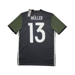 Buy 2015/17 Germany Muller 13 *Authentic* BNWT Away Shirt (L) Adidas ~ Free worldwide shipping ~ Authentic Vintage Football Shirts from Cult Kits