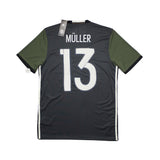 Buy 2015/17 Germany Muller 13 *Authentic* BNWT Away Shirt (L) Adidas ~ Free worldwide shipping ~ Authentic Vintage Football Shirts from Cult Kits