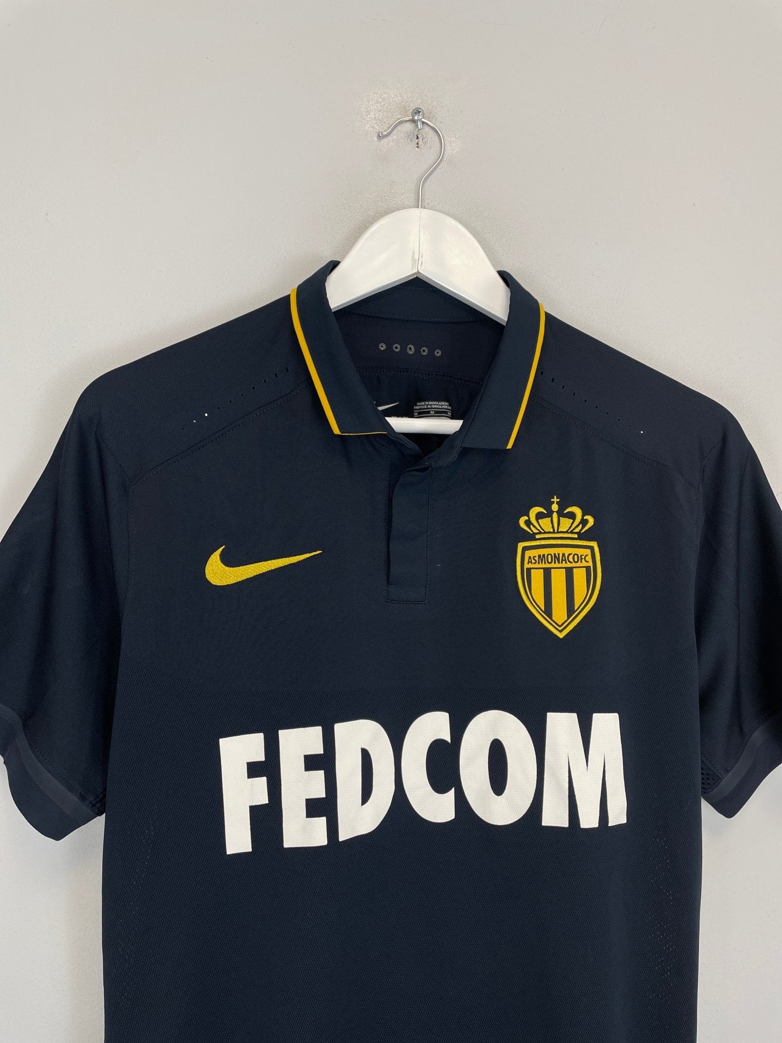 Shop 2015/17 MONACO FALCAO #9 *SIGNED + PLAYER ISSUE* AWAY SHIRT (M) NIKE, classic football shirts, vintage football shirts & retro soccer jerseys at Cult Kits