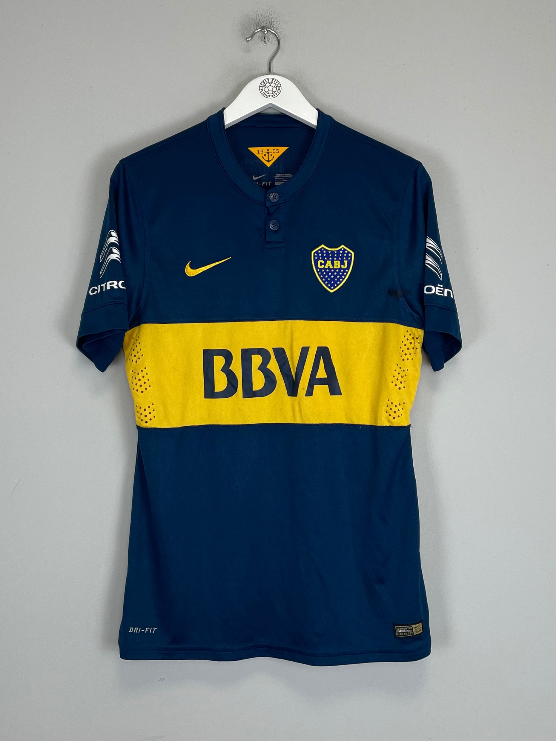 Shop 2015/16 BOCA JUNIORS AUTHENTIC HOME SHIRT (L) NIKE, classic football shirts, vintage football shirts & retro soccer jerseys at Cult Kits