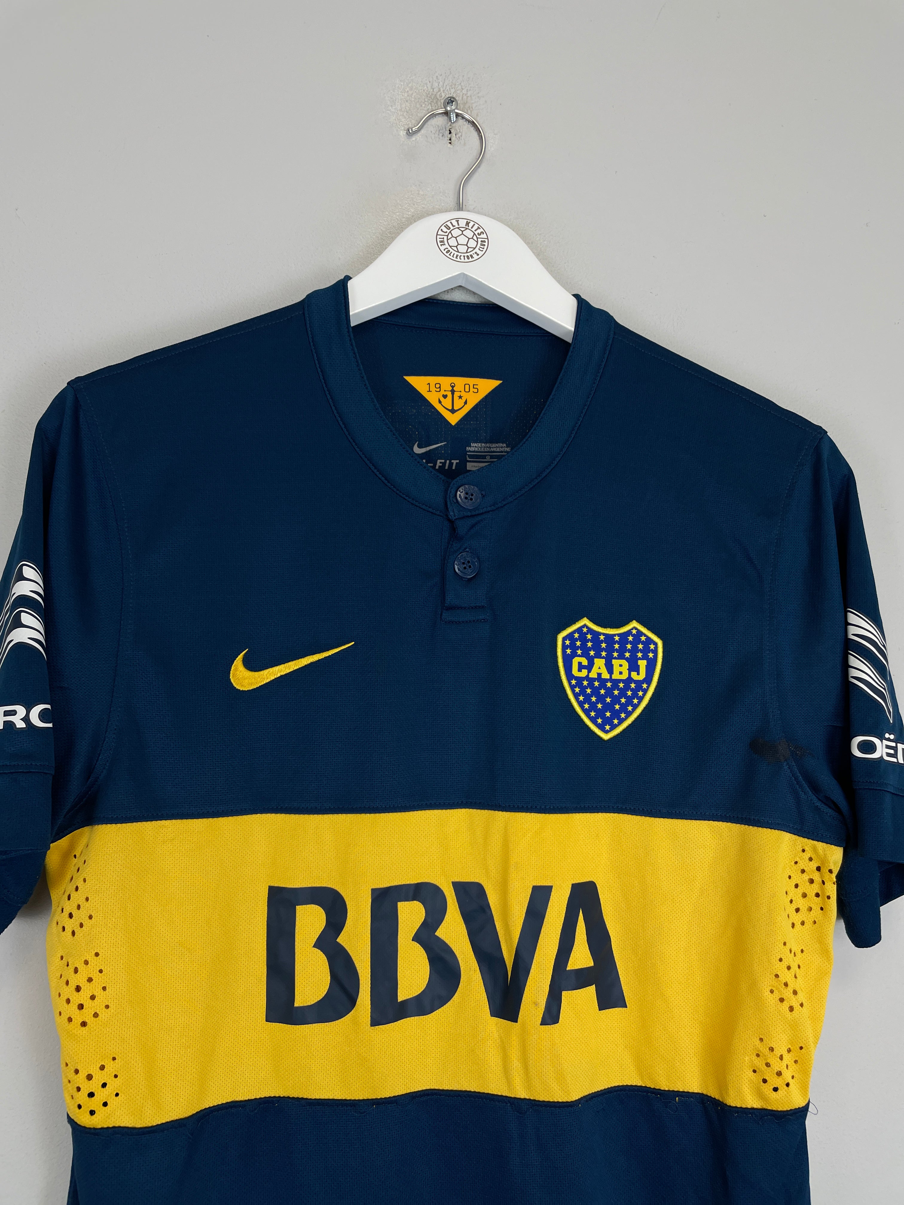 Shop 2015/16 BOCA JUNIORS AUTHENTIC HOME SHIRT (L) NIKE, classic football shirts, vintage football shirts & retro soccer jerseys at Cult Kits