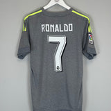 Shop 2015/16 REAL MADRID RONALDO #7 AWAY SHIRT (M) ADIDAS, classic football shirts, vintage football shirts & retro soccer jerseys at Cult Kits