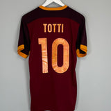 2015/16 ROMA TOTTI #10 HOME SHIRT (S) NIKE
