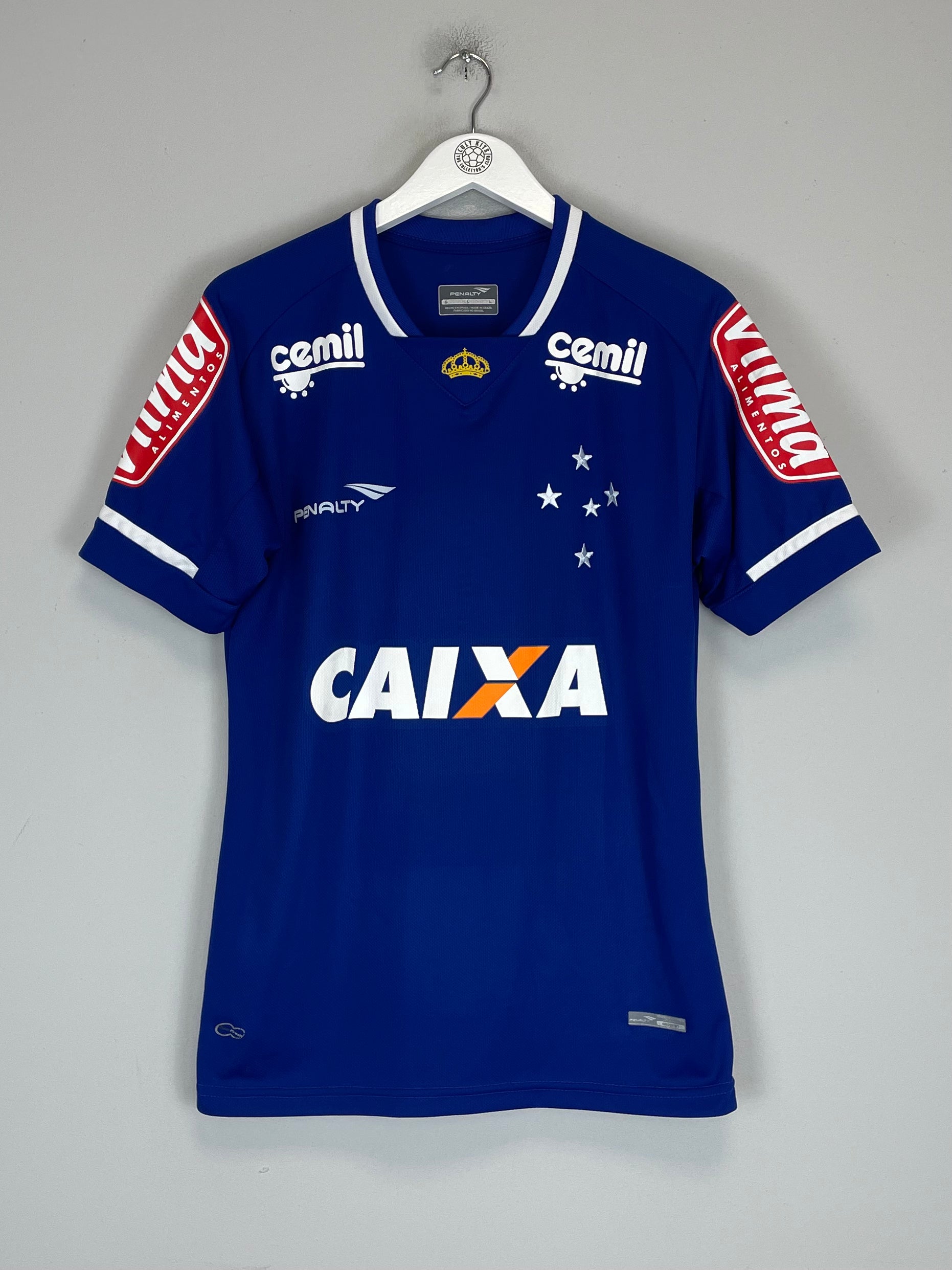 2015 CRUZEIRO #9 HOME SHIRT (L) PENALTY CLASSIC FOOTBALL SHIRTS