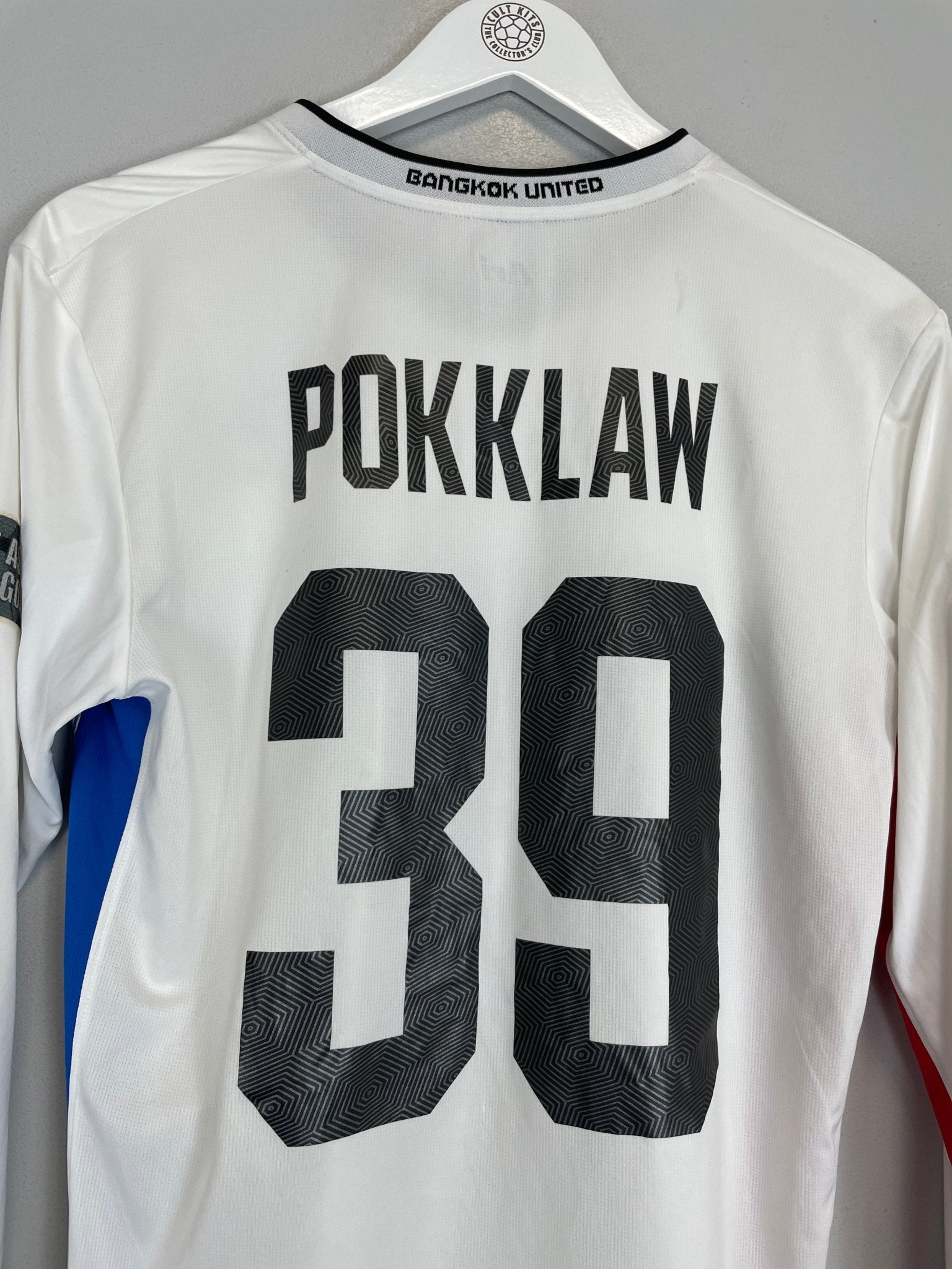 Shop 2016 BANGKOK UNITED POKLAW #39 L/S HOME SHIRT (L) ARI, classic football shirts, vintage football shirts & retro soccer jerseys at Cult Kits