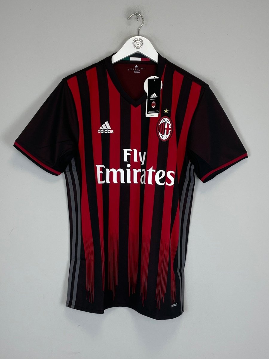 2016/17 AC MILAN *BNWT* HOME SHIRT (M) ADIDAS - Cult Kits - Medium - Buy Vintage Football Shirts, Authentic Retro Football Shirts For Sale, Classic Football Shirts & Soccer Jersey