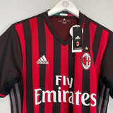 2016/17 AC MILAN *BNWT* HOME SHIRT (M) ADIDAS - Cult Kits - Medium - Buy Vintage Football Shirts, Authentic Retro Football Shirts For Sale, Classic Football Shirts & Soccer Jersey