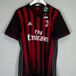 2016/17 AC MILAN *BNWT* HOME SHIRT (M) ADIDAS - Cult Kits - Medium - Buy Vintage Football Shirts, Authentic Retro Football Shirts For Sale, Classic Football Shirts & Soccer Jersey
