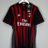 2016/17 AC MILAN *BNWT* HOME SHIRT (M) ADIDAS - Cult Kits - Medium - Buy Vintage Football Shirts, Authentic Retro Football Shirts For Sale, Classic Football Shirts & Soccer Jersey