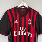 2016/17 AC MILAN HOME SHIRT (L) ADIDAS - Cult Kits - Large - Buy Vintage Football Shirts, Authentic Retro Football Shirts For Sale, Classic Football Shirts & Soccer Jersey
