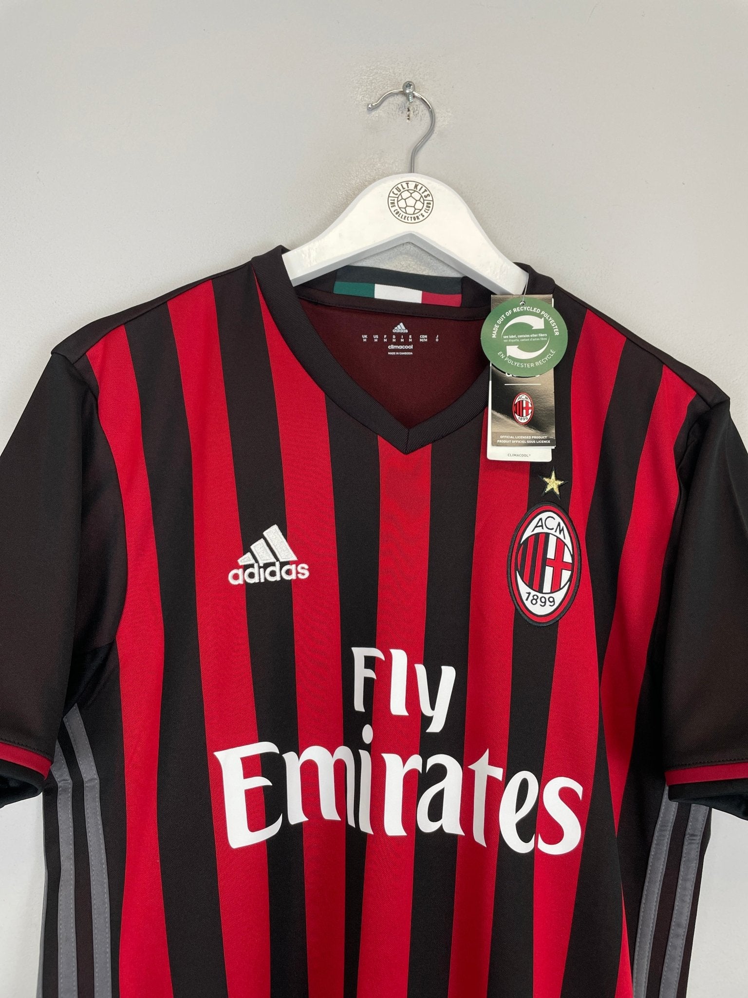 Shop 2016/17 AC MILAN KAKA #22 *BNWT* HOME SHIRT (M) ADIDAS, classic football shirts, vintage football shirts & retro soccer jerseys at Cult Kits