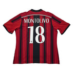 Buy 2016/17 AC Milan Montolivo 18 Home Shirt (S) Adidas ~ Free worldwide shipping ~ Authentic Vintage Football Shirts from Cult Kits