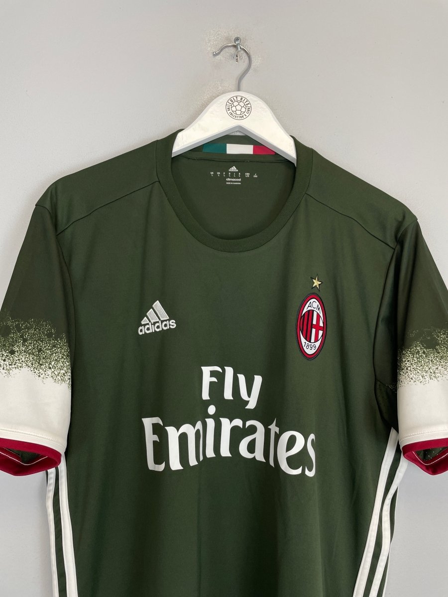 2016/17 AC MILAN THIRD SHIRT (L) ADIDAS - Cult Kits - Large - Buy Vintage Football Shirts, Authentic Retro Football Shirts For Sale, Classic Football Shirts & Soccer Jersey