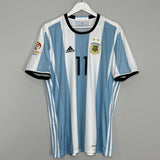 Shop 2016/17 ARGENTINA AGUERO #11 *BNWT* HOME SHIRT (XL) ADIDAS, classic football shirts, vintage football shirts & retro soccer jerseys at Cult Kits